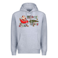 Heather Grey heaux heaux heaux Premium Hoodie - MaliasSmallBusiness