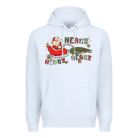 White heaux heaux heaux Premium Hoodie - MaliasSmallBusiness