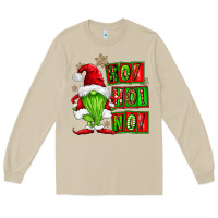 Mushroom ho ho no christmas gnomes Long Sleeve Tee - FaDigitalArtStudio