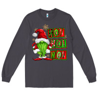 Smoke ho ho no christmas gnomes Long Sleeve Tee - FaDigitalArtStudio