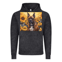 Vintage Black boxer dog Vintage Hoodie - Unal Design