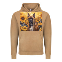 Vintage Camel boxer dog Vintage Hoodie - Unal Design