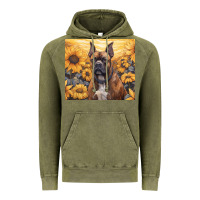 Boxer Dog Vintage Hoodie | Teevron