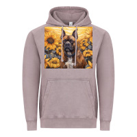 Vintage Zinc boxer dog Vintage Hoodie - Unal Design
