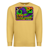 Antique Gold Witch's Hat 100 That Witch Premium Sweatshirt - Jasminsmagicworld