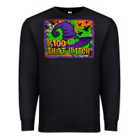 Black Witch's Hat 100 That Witch Premium Sweatshirt - Jasminsmagicworld