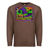 Chestnut Witch's Hat 100 That Witch Premium Sweatshirt - Jasminsmagicworld