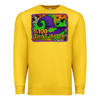 Lemon Witch's Hat 100 That Witch Premium Sweatshirt - Jasminsmagicworld