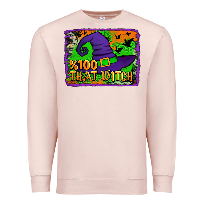 Witch's Hat 100 That Witch Premium Sweatshirt by Jasminsmagicworld | Teevron