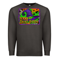 Smoke Witch's Hat 100 That Witch Premium Sweatshirt - Jasminsmagicworld