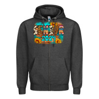 Charcoal Heather senior 2024 Zipper Hoodie - Artiststas