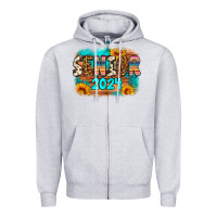 Heather Grey senior 2024 Zipper Hoodie - Artiststas