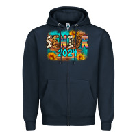 Navy senior 2024 Zipper Hoodie - Artiststas