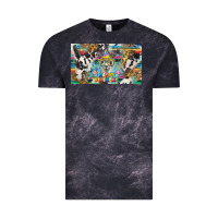 Cloud Black happy birthday alpaca blue cup Vintage Tee - BarkalooDesign