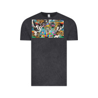 Vintage Black happy birthday alpaca blue cup Vintage Tee - BarkalooDesign