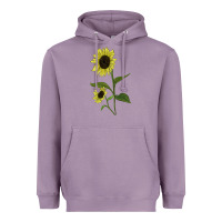 Lavender Buttercream Sunflower Heavyweight Hoodie - LillyAllenDesigns