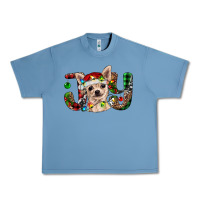 Pebble Blue christmas chihuahua joy Urban Heavy Tee - RanaPortraitStore