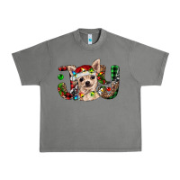 Christmas Chihuahua Joy Urban Heavy Tee | Teevron
