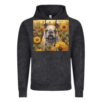 Vintage Black bulldog Vintage Hoodie - Unal Design