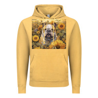 Vintage Mustard bulldog Vintage Hoodie - Unal Design