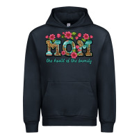 Navy mom the heart of the family Urban Hoodie - Artiststas