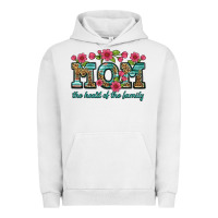 Pigment Lunar Rock mom the heart of the family Urban Hoodie - Artiststas