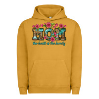 Pigment Peanut Butter mom the heart of the family Urban Hoodie - Artiststas
