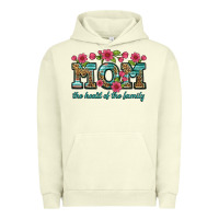 Pigment Pistachio mom the heart of the family Urban Hoodie - Artiststas