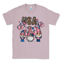 Lilac usa america gnome Classic Tee - CowhideDigitalArt