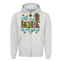 Dove Grey all my hope is in jesus Zipper Hoodie - JahusDesignShop
