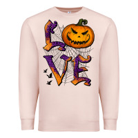 Pale Pink Love Halloween Premium Sweatshirt - Jasminsmagicworld