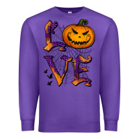 Purple Love Halloween Premium Sweatshirt - Jasminsmagicworld