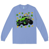 Colony Blue Monster truck st patricks day Long Sleeve Tee - Neo Western