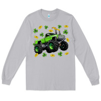 Moon Dust Monster truck st patricks day Long Sleeve Tee - Neo Western