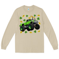 Mushroom Monster truck st patricks day Long Sleeve Tee - Neo Western