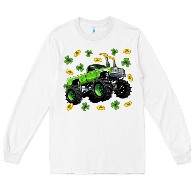 Monster Truck St Patricks Day Long Sleeve Tee by Neo Western | Teevron