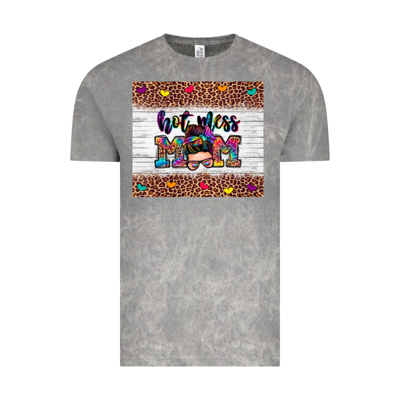 Hot Mess Mom Vintage Tee by Zillion Design Studio | Teevron
