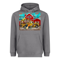 Storm western truck farm animals mousepad Heavyweight Hoodie - BarkalooDesign