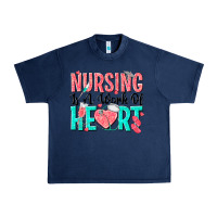 Navy nursing is a work of heart Urban Heavy Tee - texasbilliewilder