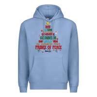 Colony Blue his name shall be Premium Hoodie - MaliasSmallBusiness