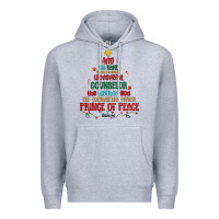 Heather Grey his name shall be Premium Hoodie - MaliasSmallBusiness