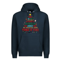 Navy his name shall be Premium Hoodie - MaliasSmallBusiness