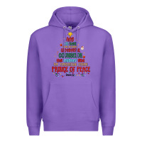 Purple his name shall be Premium Hoodie - MaliasSmallBusiness