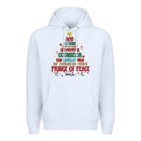 White his name shall be Premium Hoodie - MaliasSmallBusiness