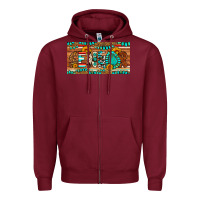 Burgundy senior 2024 Zipper Hoodie - Artiststas