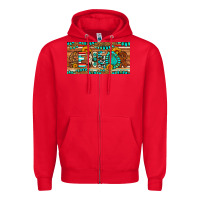 Red senior 2024 Zipper Hoodie - Artiststas