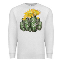 Oatmeal Heather texas rainbow cactus Premium Sweatshirt - LillyAllenDesigns