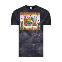 Cloud Black Cafecito y chisme coffee cups Vintage Tee - Zillion Design Studio