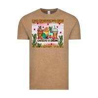 Vintage Coffee Cafecito y chisme coffee cups Vintage Tee - Zillion Design Studio