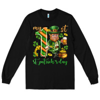 Black My 1 st st. patricks day Long Sleeve Tee - Neo Western
